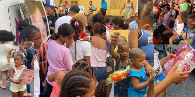 Fundación Alejandro Asmar reparte juguetes a más de 1,500 niños de escasos recursos en barrio 27 de Febrero