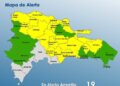 El COE mantiene 19 provincias bajo alerta amarilla y nueve en verde